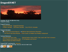 Tablet Screenshot of dragonelf.net